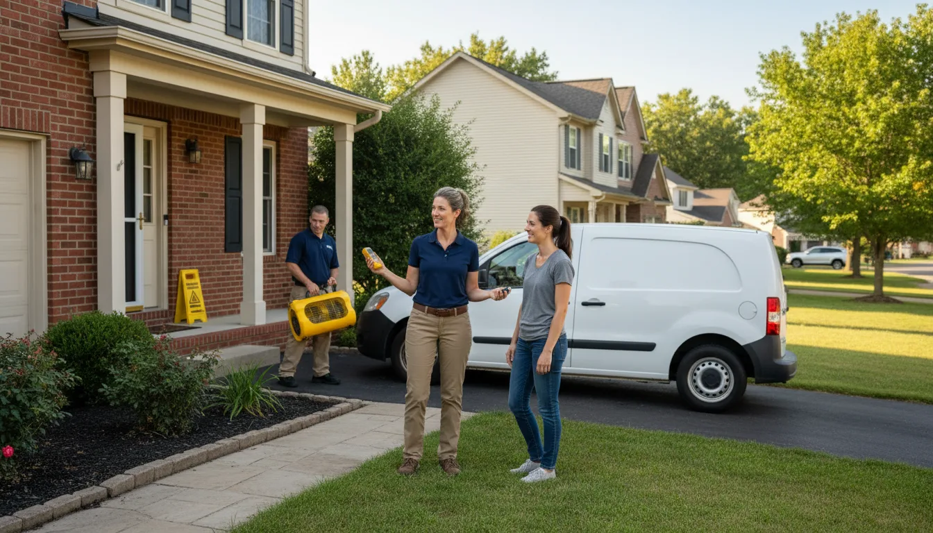 Water restoration image for Flood Water Cleanup, Removal And Restoration Services in Oakley, MI